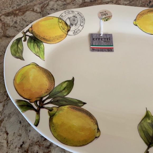 Effetti Home Lemons Cite des Citrons Oval Platter - Picture 2 of 6